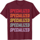 Specialized T-Shirt - T-Shirt | Maroon