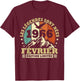 Legends Are Born in February 1966 Birthday 60 Years T-Shirt - T-Shirt | Maroon
