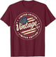 Vintage 28th birthday men Born 1997 28 years old Bday T-Shirt - T-Shirt | Maroon