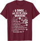 8 Dinge die ich im Leben Brauche T-Shirt - T-Shirt | Maroon