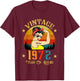 Vintage 1972 Anniversaire Femmes 54 Ans Drôle Vintage 1972 T-Shirt - T-Shirt | Maroon