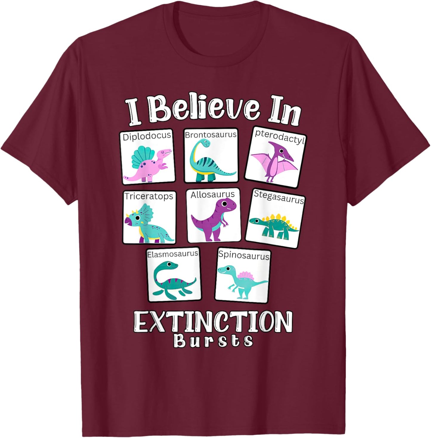 I Believe in Extinction Burst ABA AAC SPED Special Education T-Shirt - T-Shirt | Maroon