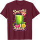 Smoothie Addict Health Drink Vegan Life T-Shirt - T-Shirt | Maroon