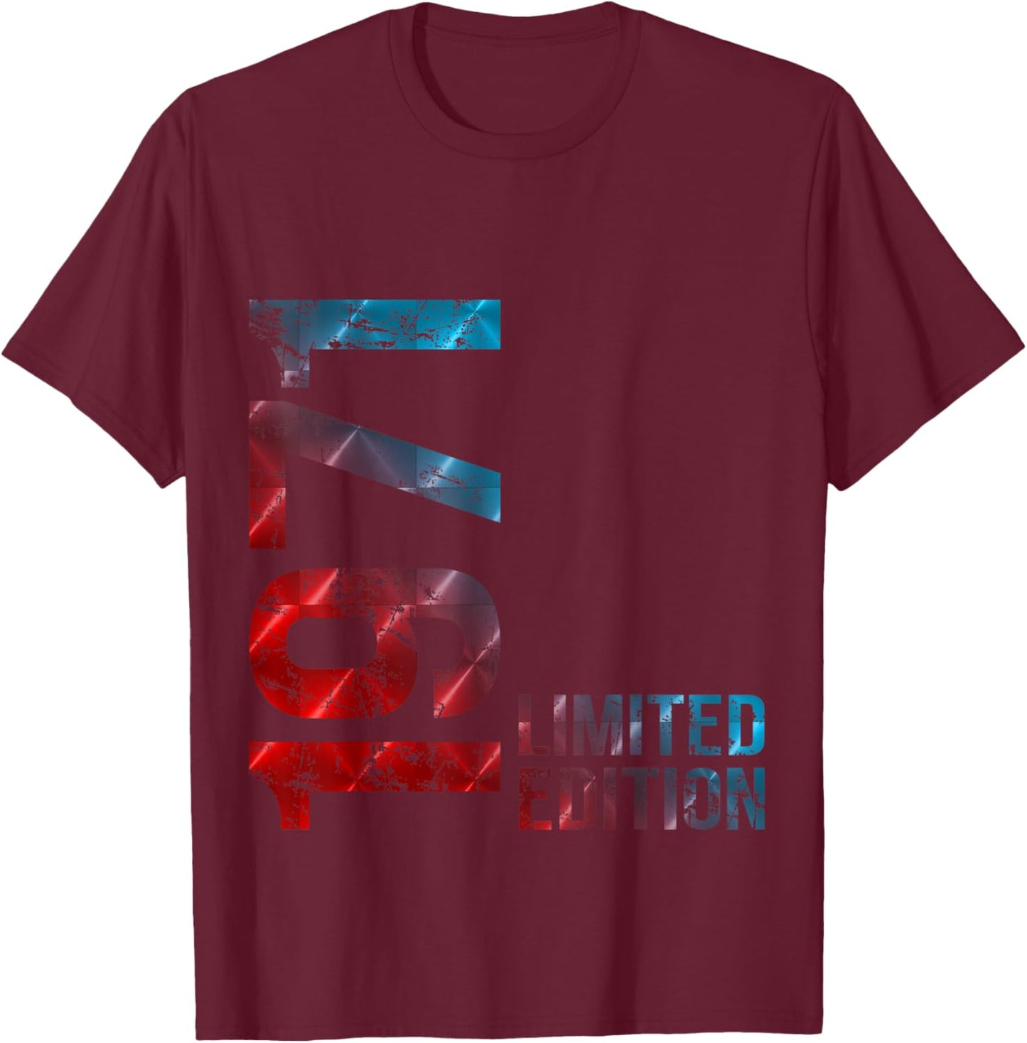 55th Birthday Man Woman 55 Years 1971 T-Shirt - T-Shirt | Maroon
