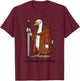 Funny Medieval Silly Goose Knight I'm Burnt Out M Lord T-Shirt - T-Shirt | Maroon