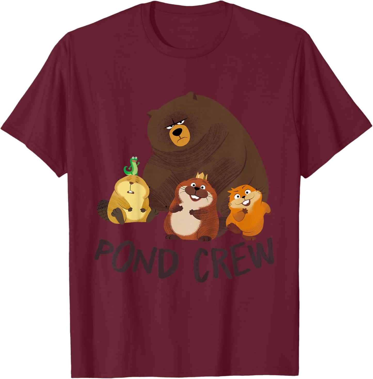 Hoppers Pond Crew T-Shirt - T-Shirt | Maroon