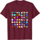 Blox Fruits All Fruits T-Shirt - T-Shirt | Maroon