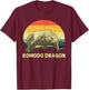 Komodo Dragon Design Women Kids Komodo Dragon Lover T-Shirt - T-Shirt | Maroon