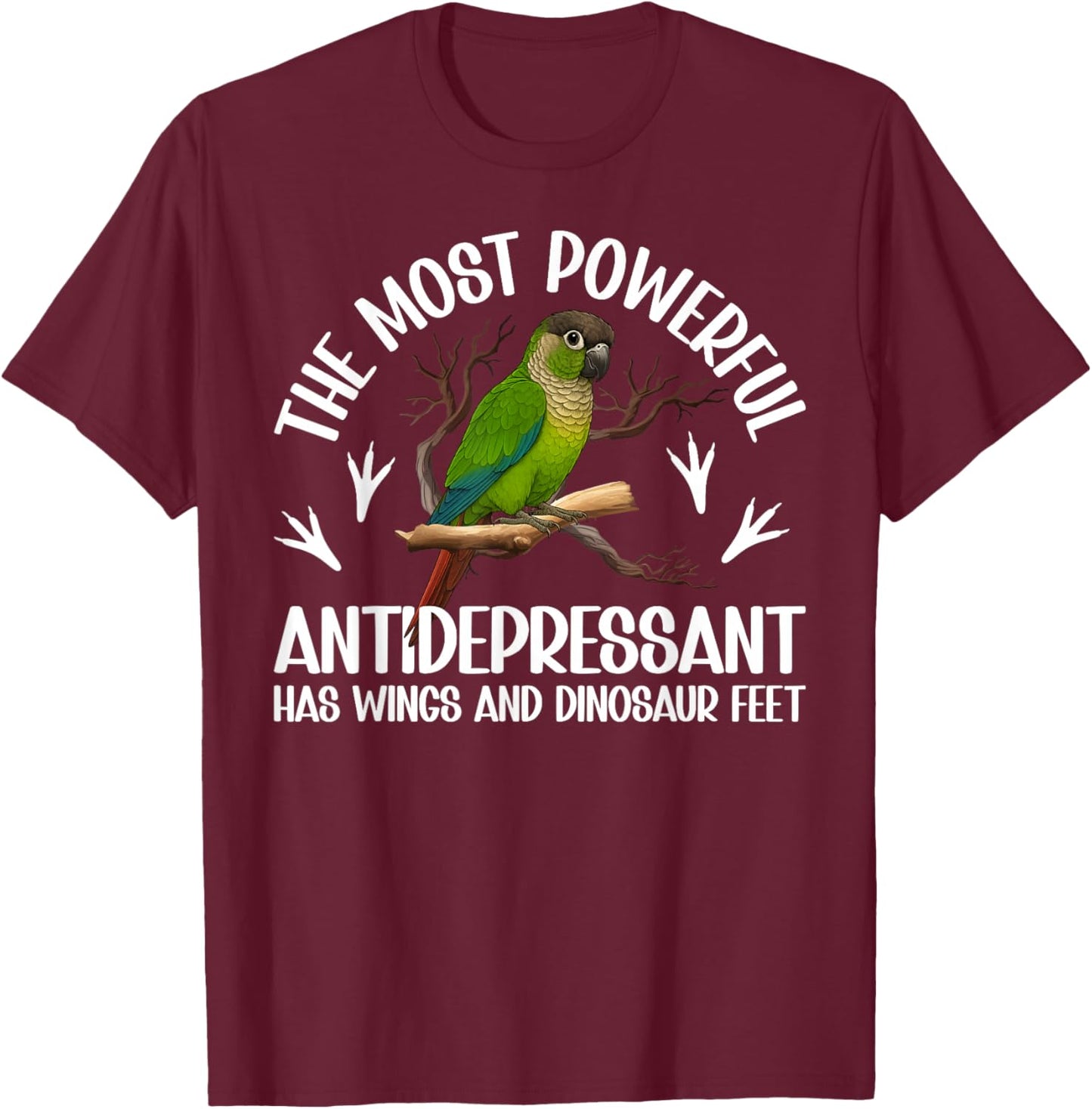 Funny Green Cheeked Conure Owner Green Cheeked Conure Lover T-Shirt - T-Shirt | Maroon