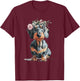 Wirehaired Dachshund Teckel Dog Hunting funny Portrait T-Shirt - T-Shirt | Maroon
