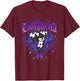 Pokémon Gothorita Vintage Heart Shaped Portrait T-Shirt - T-Shirt | Maroon