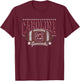 South Carolina Gamecocks Football Vintage Stars Black T-Shirt - T-Shirt | Maroon
