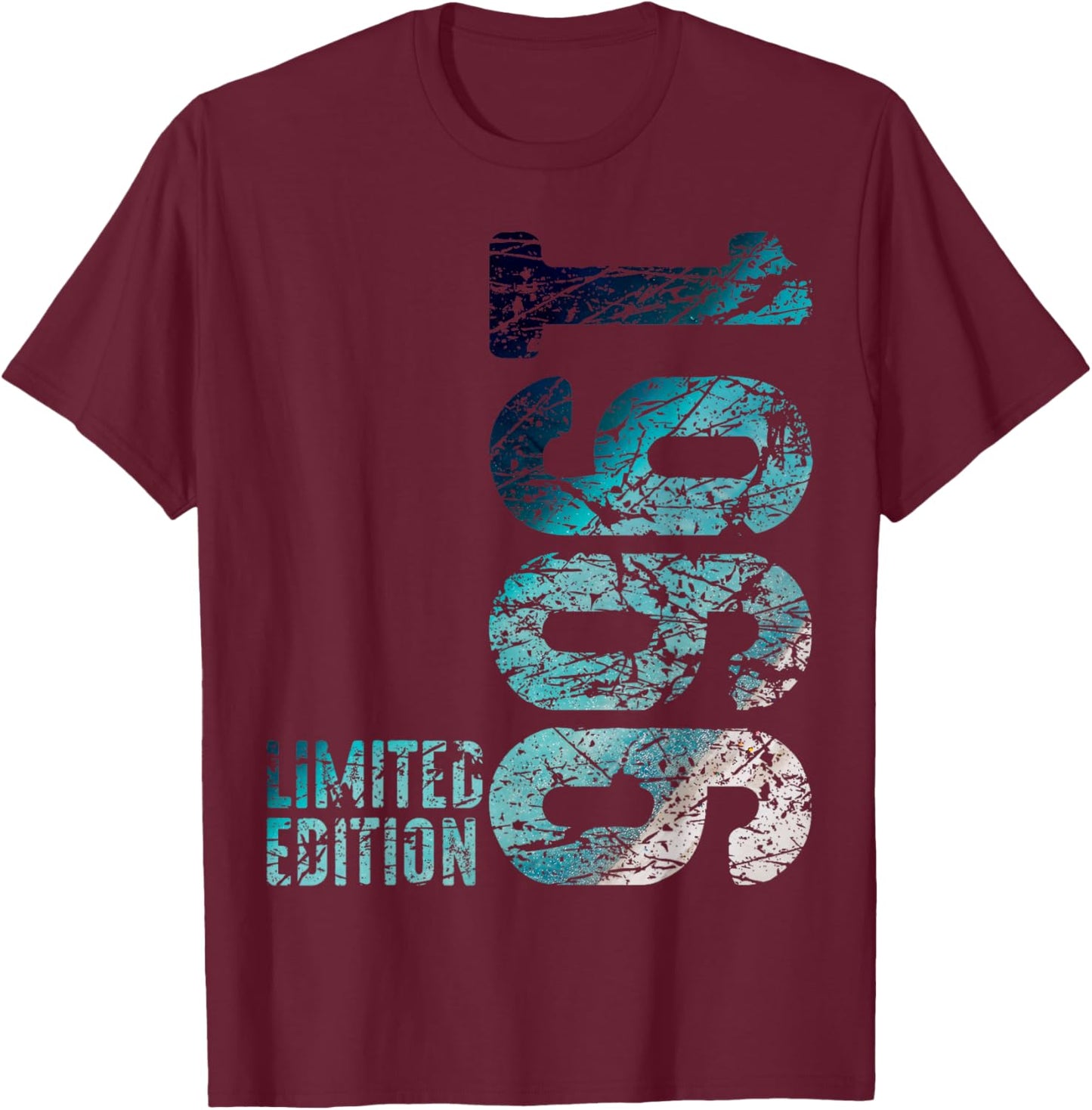 60th Birthday Man Woman 60 Years 1966 Funny Gift T-Shirt - T-Shirt | Maroon