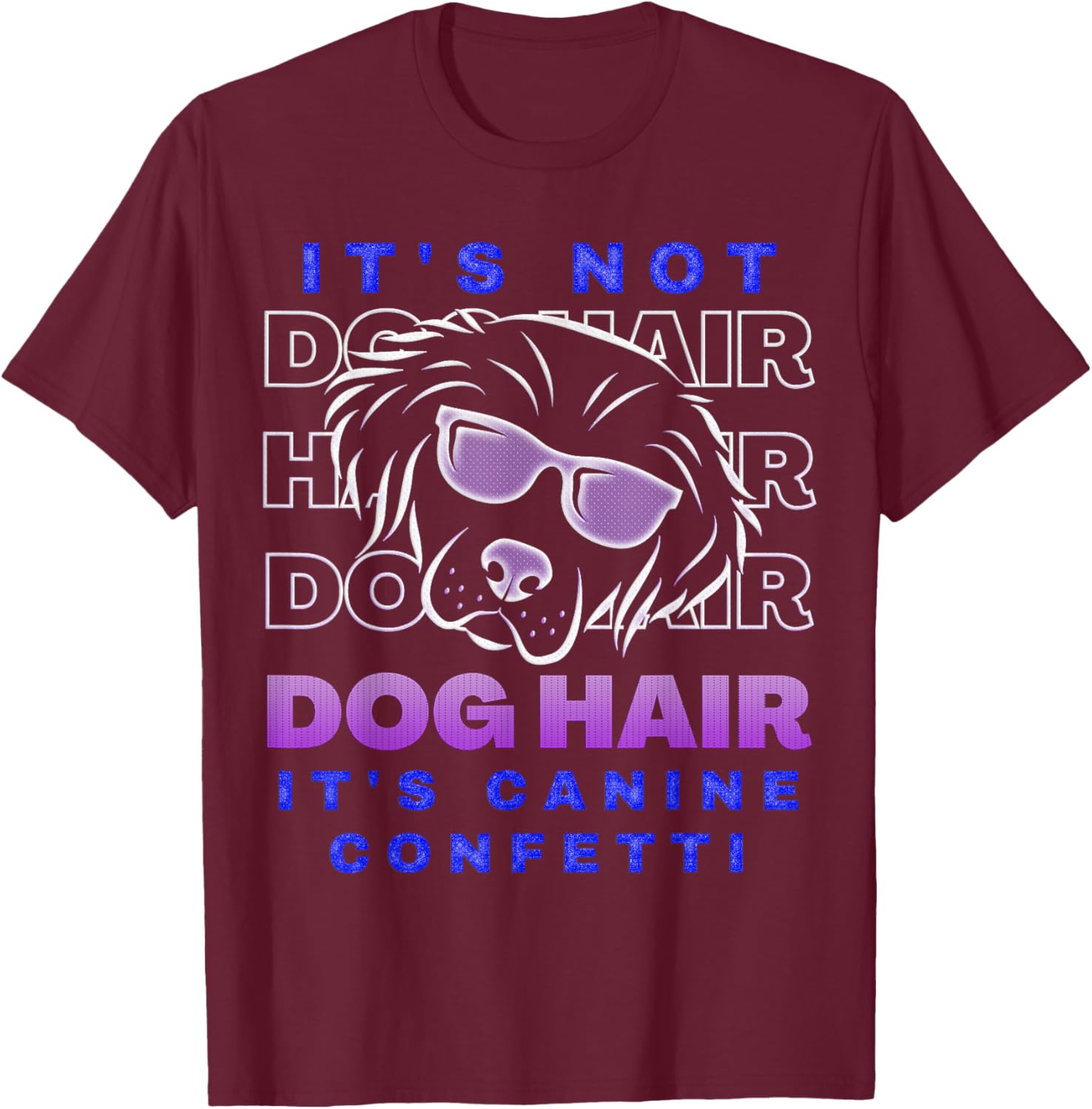 Dog Grooming Stylist Pet Lover Cute Paw Print Gifts T-Shirt - T-Shirt | Maroon