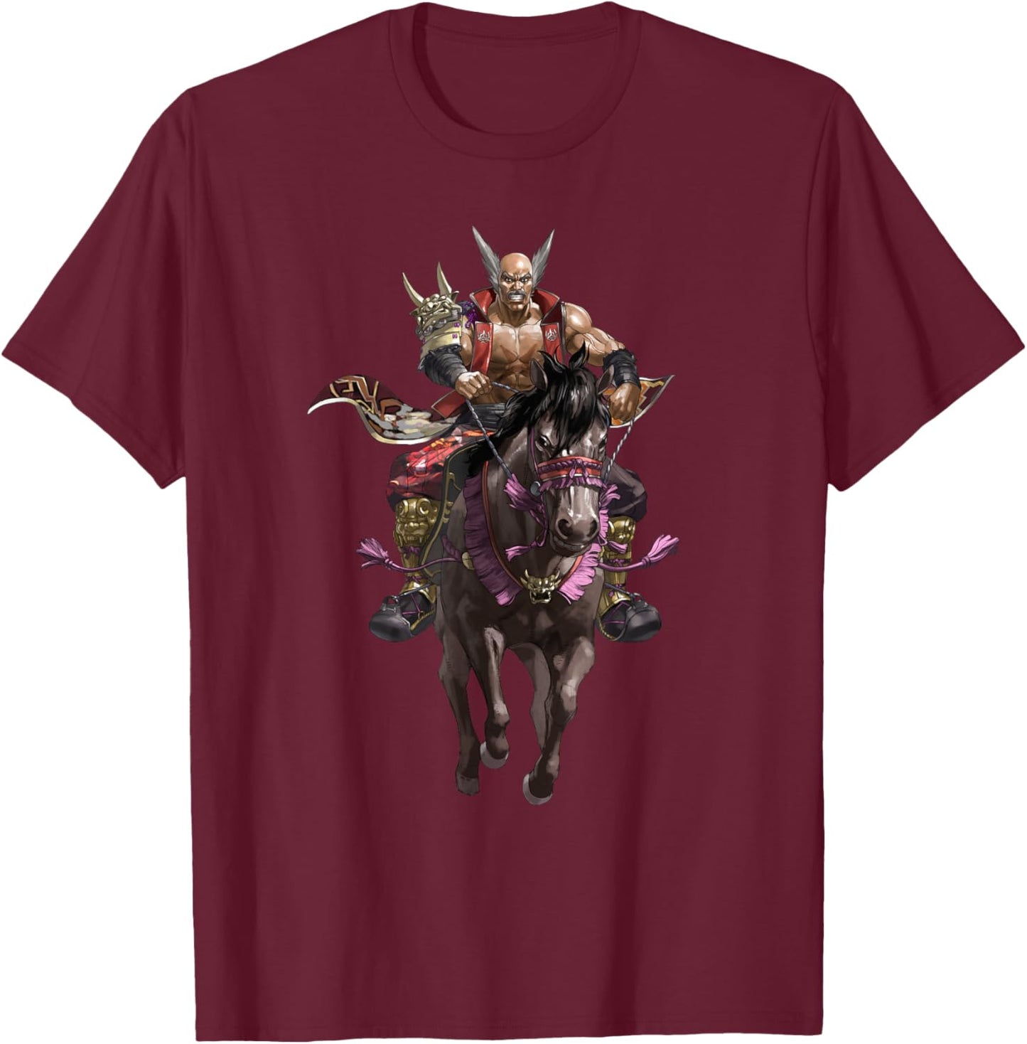 Tekken7 Heihachi Mishima 003 T-Shirt - T-Shirt | Maroon