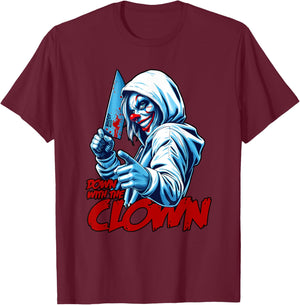 DOWN WITH THE CLOWN ICPS Juggalette Hatchet T-Shirt - T-Shirt | Maroon