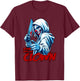 DOWN WITH THE CLOWN ICPS Juggalette Hatchet T-Shirt - T-Shirt | Maroon