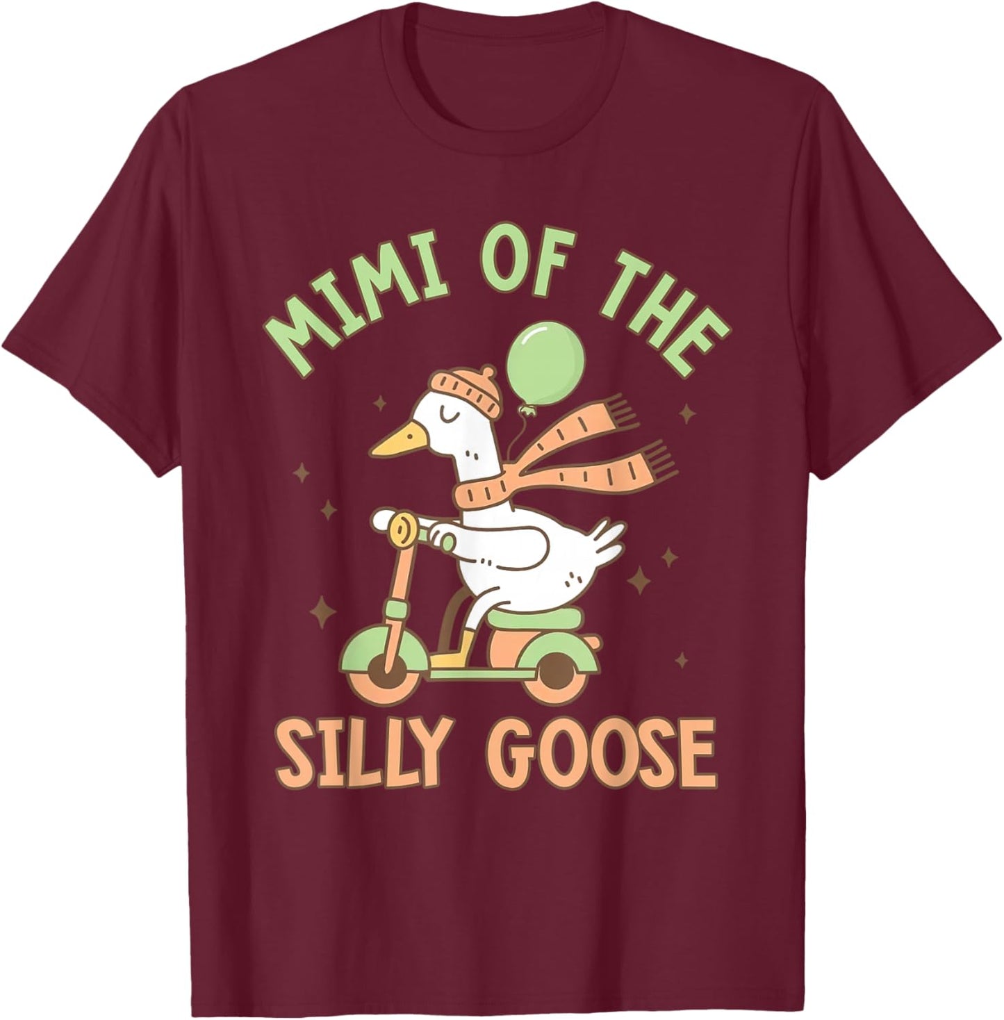 Mimi of The Silly Goose 1st Birthday Family Matching T-Shirt - T-Shirt | Maroon