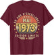 Mai 1973 Cadeau Anniversaire Mai 1973 53 Ans Homme Femme T-Shirt - T-Shirt | Maroon