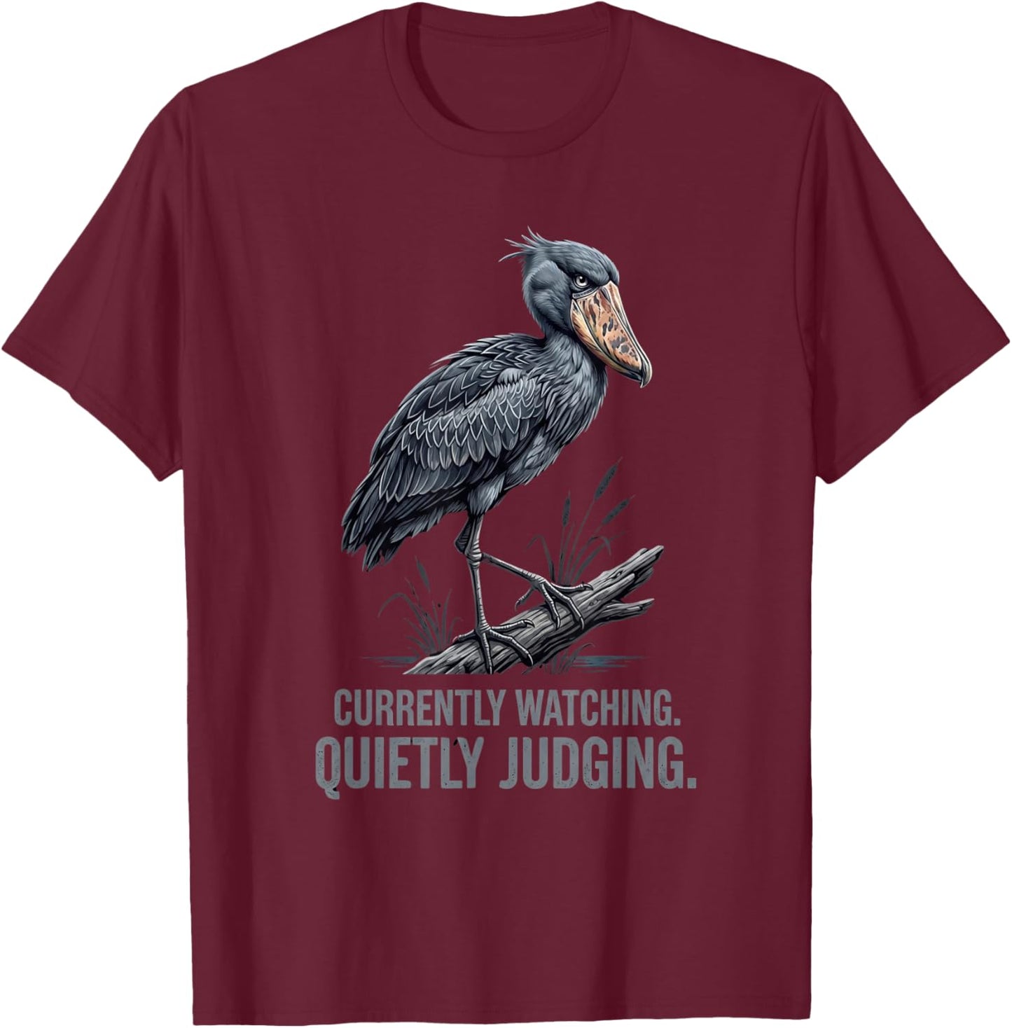 Cigognes de Chaussure T-Shirt - T-Shirt | Maroon