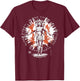 Sleep Token Rain Navy T-Shirt - T-Shirt | Maroon