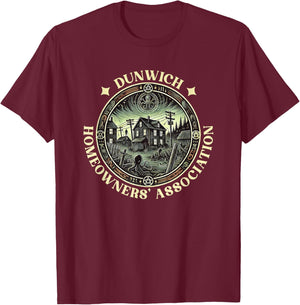 Dunwich Horror Miskatonic Lovecraft Cthulhu Necronomicon T-Shirt - T-Shirt | Maroon