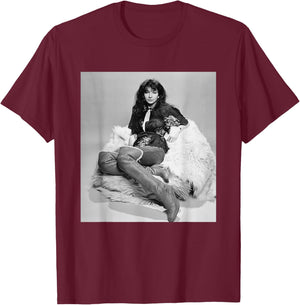 Kate Bush Singer 1978 Photo Shoot Lionheart T-Shirt - T-Shirt | Maroon
