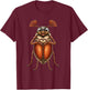 Maikäfer mit Herz | Süßer Maikäfer mit Herzsymbol T-Shirt - T-Shirt | Maroon