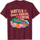 Funny Pool Hotter Than A Hoochie Alligator Crocodile Coochie T-Shirt - T-Shirt | Maroon
