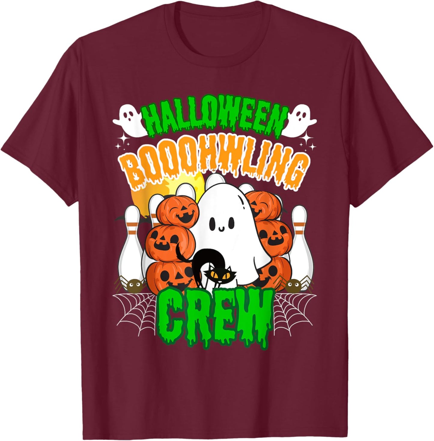 Bowler Coach Bowling Kids Halloween Player Team Bowling T-Shirt - T-Shirt | Maroon