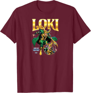 Marvel - Loki Bootleg T-Shirt - T-Shirt | Maroon