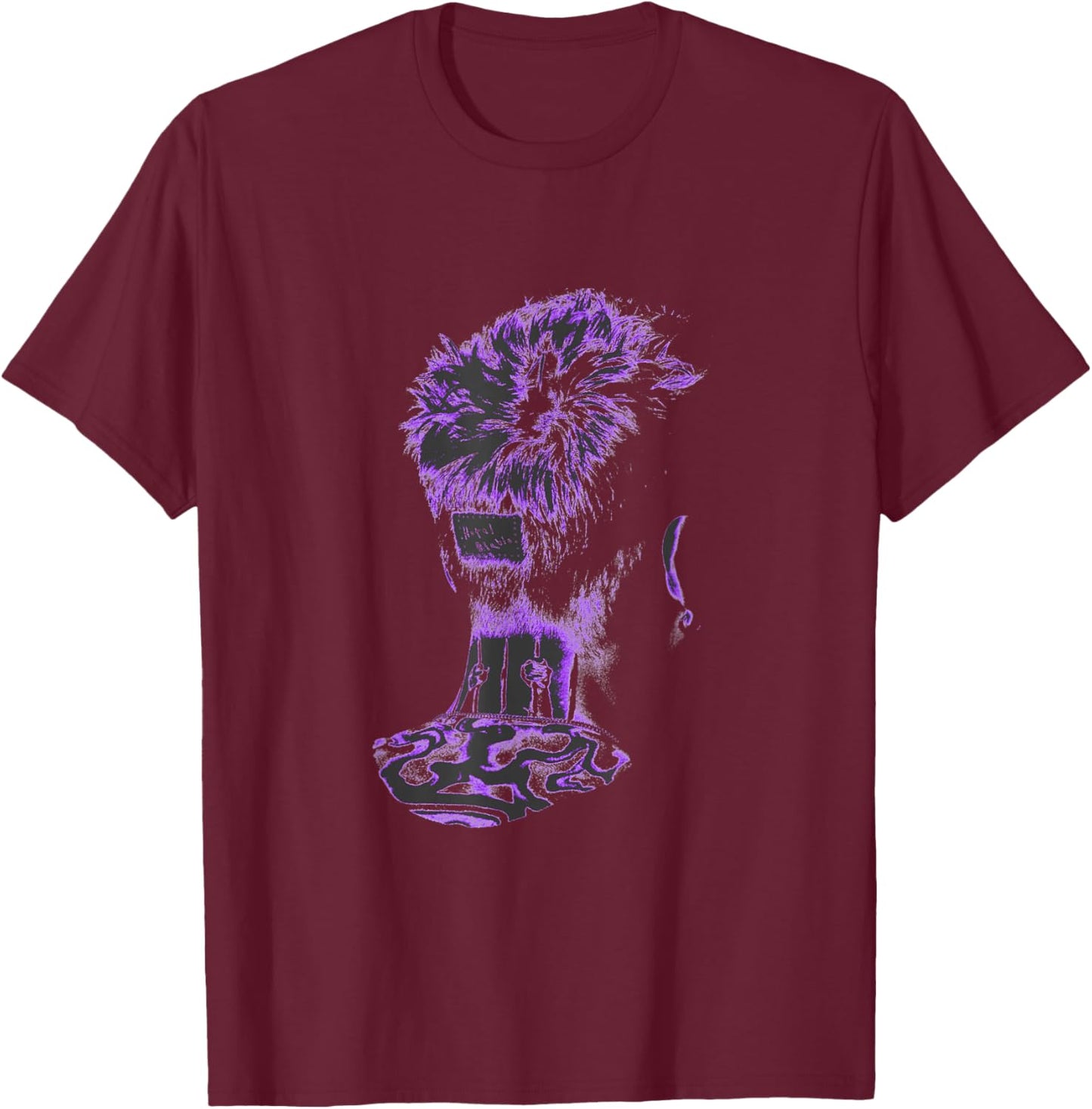 Official Machine Gun Kelly Hotel Diablo Black T-Shirt - T-Shirt | Maroon