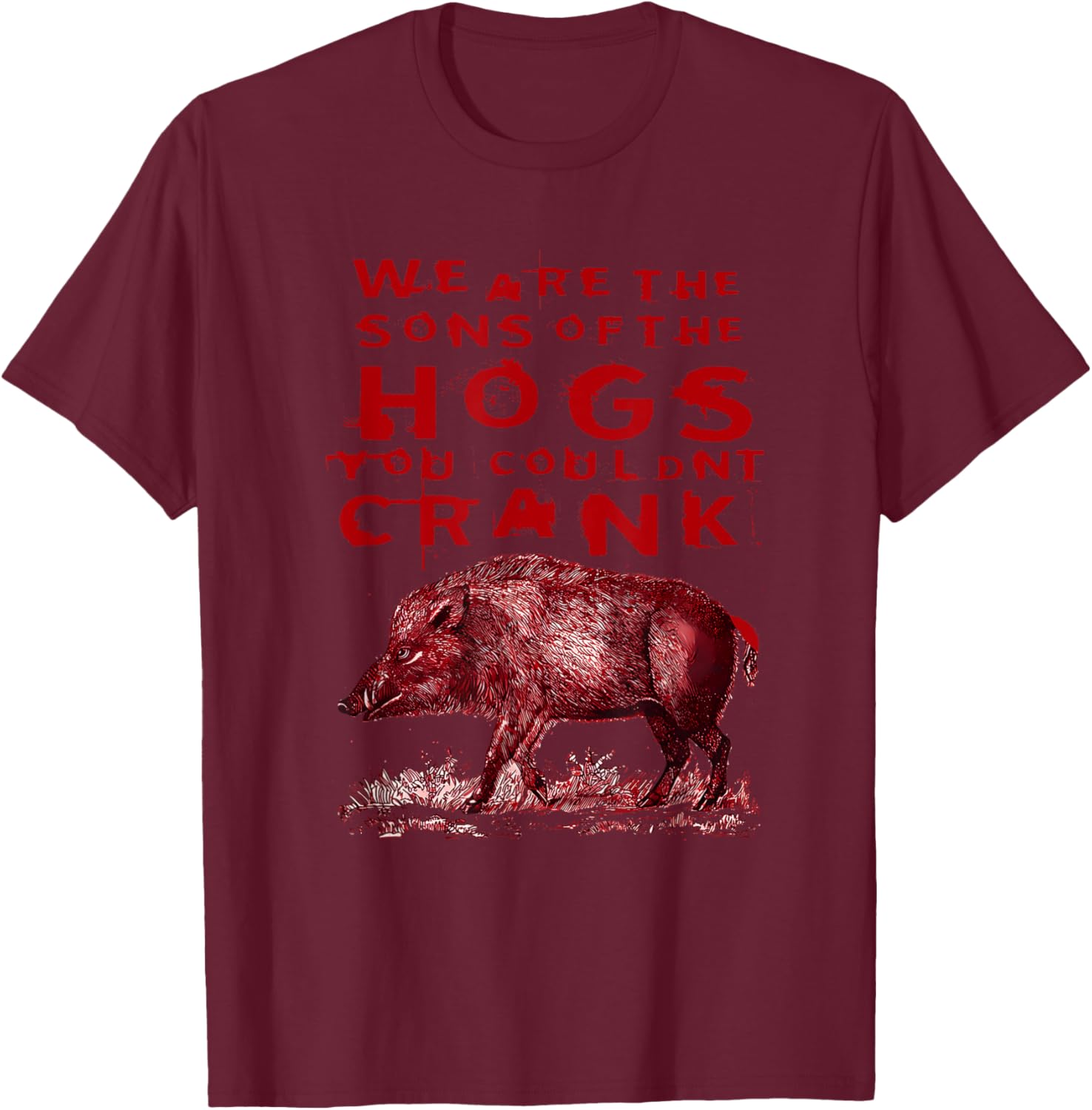 Funny design T-Shirt - T-Shirt | Maroon