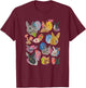 Y2K Bunny 90s Harajuku Japanese Sticker Bunny Meme Design T-Shirt - T-Shirt | Maroon