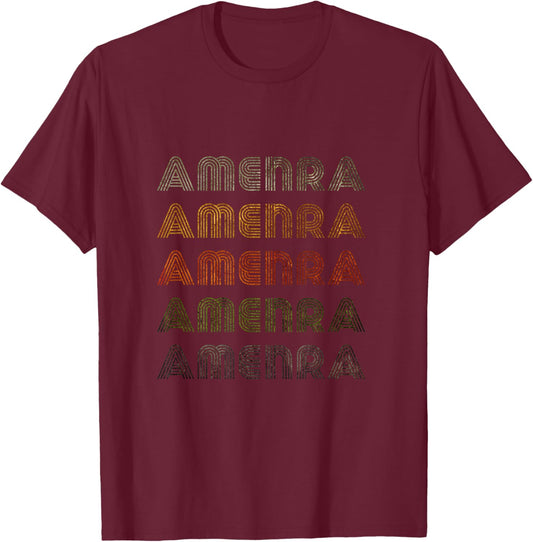Love Heart Amenra Grunge Vintage Style Black Amenra T-Shirt - T-Shirt | Maroon