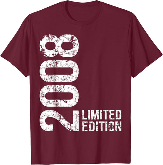 Men's 18th Birthday 2008 T-Shirt - T-Shirt | Maroon