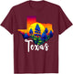 Texas Bluebonnet Sunset Lover Texas Wildflower Bluebonnets T-Shirt - T-Shirt | Maroon