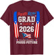 Puerto Rican Graduation Outfit idea for Boys Graduada Themed T-Shirt - T-Shirt | Maroon