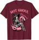 Women Funny Halloween Hot Ghoul Summer Summerween T-Shirt - T-Shirt | Maroon