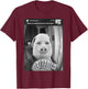 John Pork is Calling Motion Front Door T-Shirt - T-Shirt | Maroon