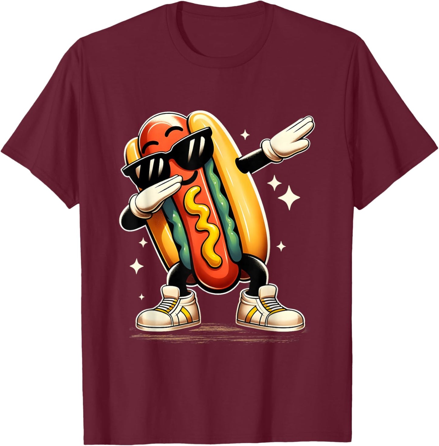 Snack T-Shirt - T-Shirt | Maroon
