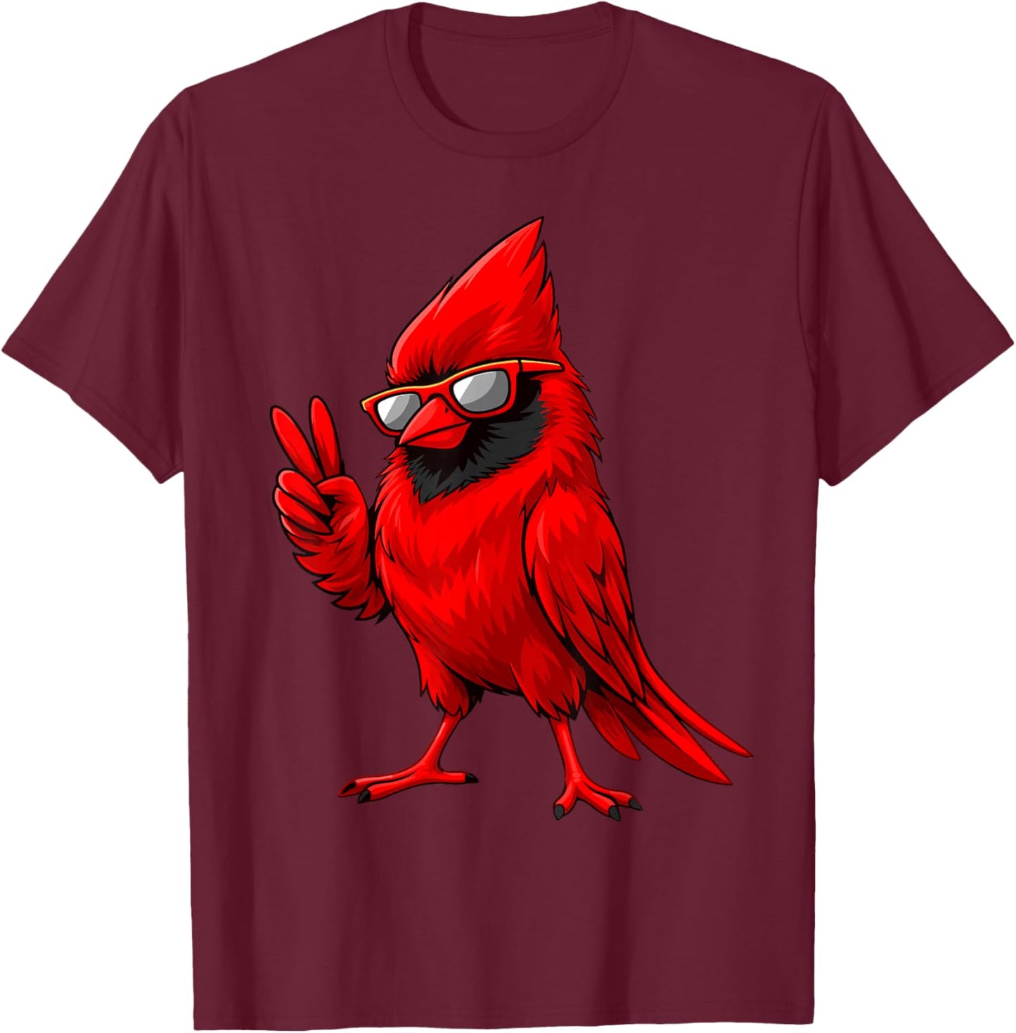 Cardinal Peace Women Youth Toddler Kids Boys Girls T-Shirt - T-Shirt | Maroon