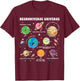 Neurodiverse Universe Space Planet Special Education Teacher T-Shirt - T-Shirt | Maroon