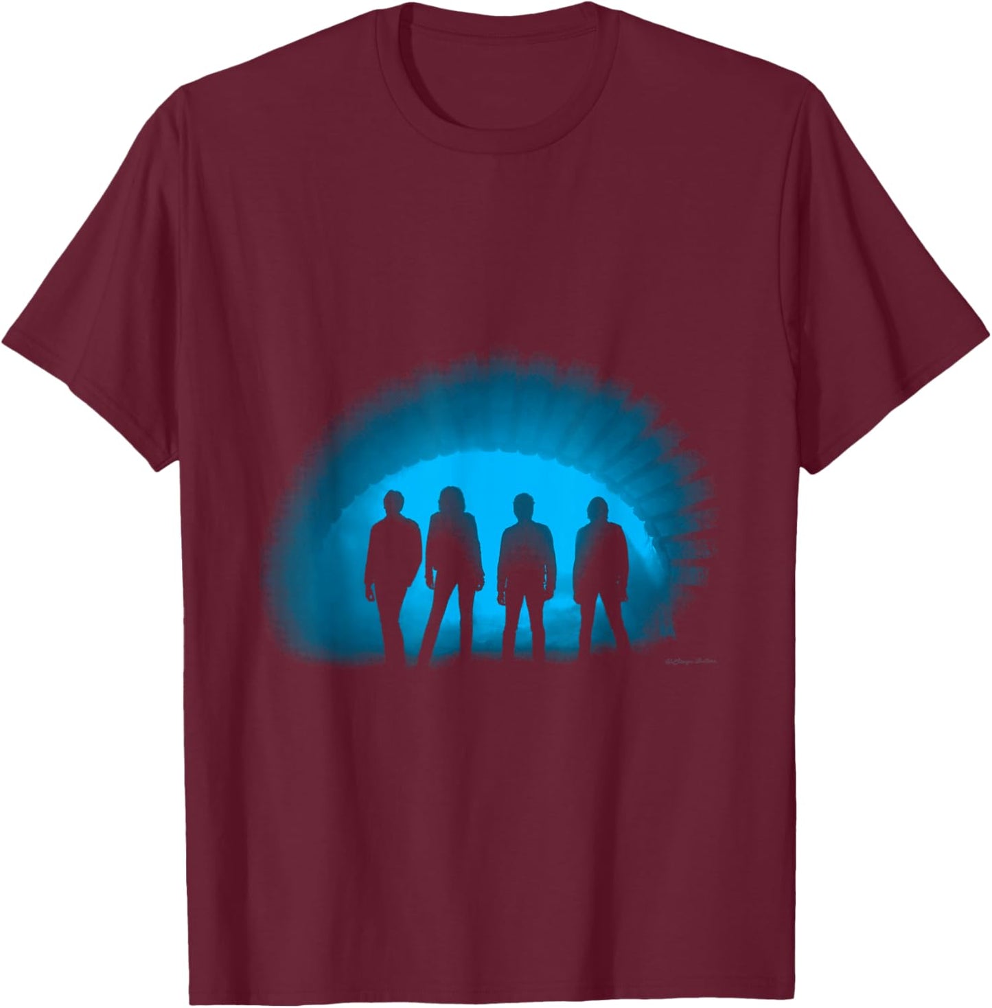 The Ramones Too Tough To Die Album Art By George DuBose T-Shirt - T-Shirt | Maroon