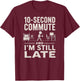 Funny Work from Home Remote Worker Office Humor T-Shirt - T-Shirt | Maroon