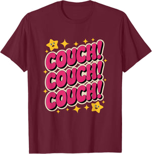 Couch Couch Couch Funny K-Pop Meme Design T-Shirt - T-Shirt | Maroon