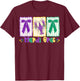 Preppy Mardi Gras Coquette Bow Crawfish Girl Women Kid T-Shirt - T-Shirt | Maroon