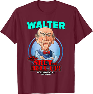 Walter Hollywood, FL (2026) T-Shirt - T-Shirt | Maroon