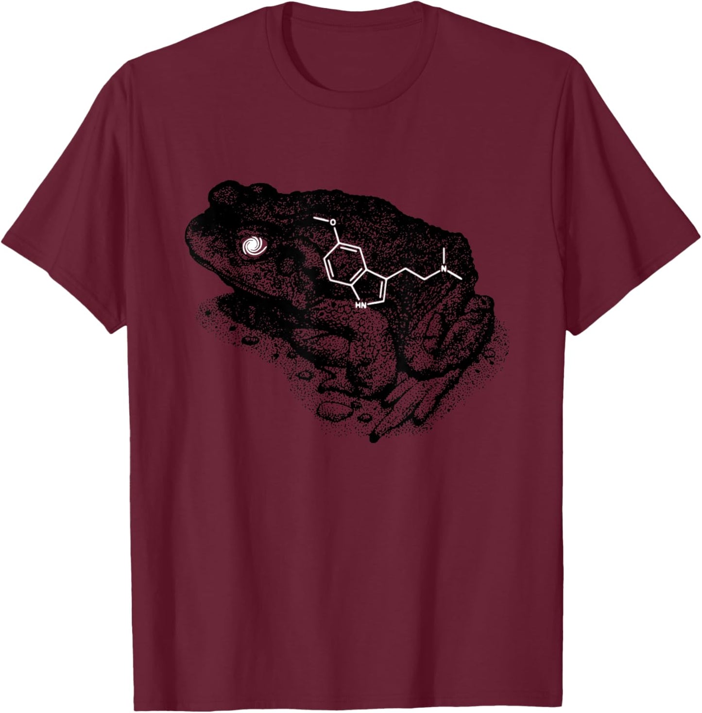 Bufo Alvarius Colorado River Toad Apparel Sonoran Desert Toad T-Shirt - T-Shirt | Maroon