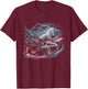 Japanese Car Men JDM Japan Street Racing Streetwear T-Shirt - T-Shirt | Maroon
